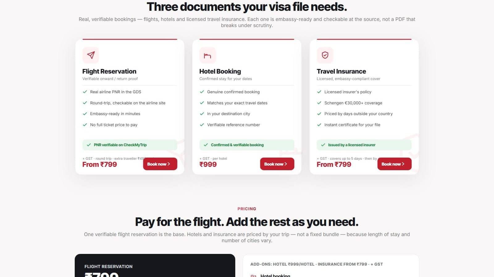 Three documents your visa file needs